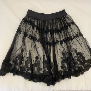 NWT Vintage Tara Jarmon Lace Skirt